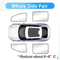 Summer Blackout Car Sunshade Covers (Front & Rear)