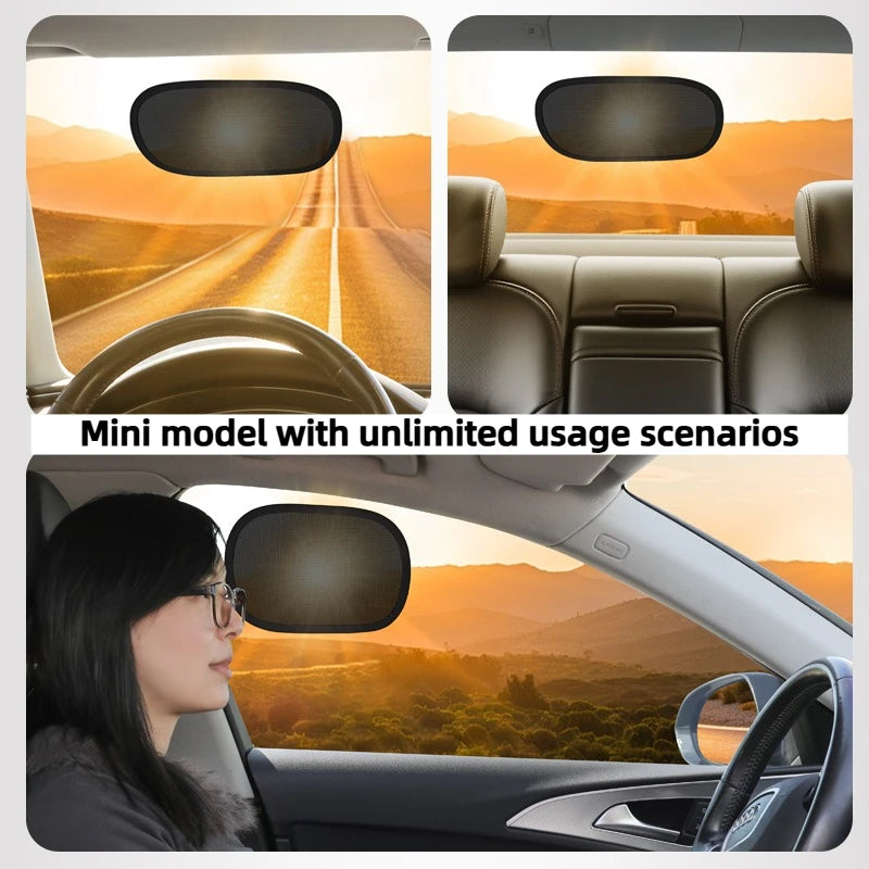 Static Cling Car Side Window Sunshades (2-Pack)